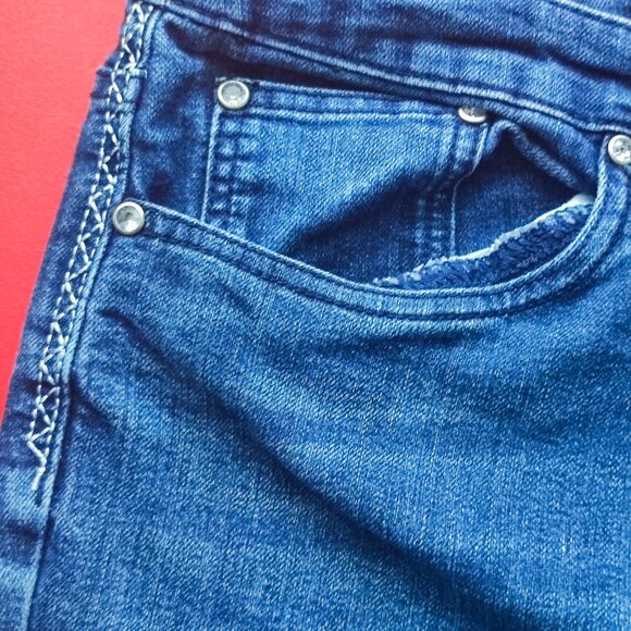 Christopher & Banks jeans straight leg blue women's size 16 - Picture 7 of 9